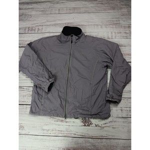 New Balance Jacket Women's Medium Purple Full Zip Activewear Pockets